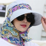 Sonnenhut Damen Sonnenmütze outdoor Strandhut Staubdicht sommerhut Faltbare Hut Anti-UV Atmungsaktiv mit Reißverschluss Sonnenschutz breite Krempe Kappe für Reisen Besichtigung Bergsteigen Wandern