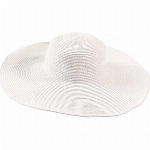 Sonnenhut für Damen, faltbar, breite Krempe, Sonnenschutz, Sonnenhut, Strandhut, LSF 50+, Weiß