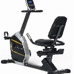 SportPlus Heimtrainer mit Magnetbremse 24 Widerstandsstufen, gelenk- und rückenschonend, extra weicher Sitz, bis 200 Watt, Fitnessgerät für Senioren