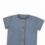 Sterntaler Baby - Jungen Sommer 2-teiler Musselin Set Sommer, Hellblau, 74