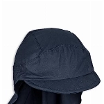 Sterntaler Jungen Schirmmütze M. Nackenschutz M tze, Blau (Marine 300), 53 EU