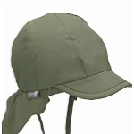Sterntaler Unisex Baby Schirmmütze M. Nackenschutz 1511410 Winter Hut, Dunkelgrün, 53 EU