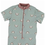 Sterntaler Unisex Kinder Mädchen Schwimmanzug Baby Schwimmanzug Regenbogen Badeanzug UV-Schutz 50+ grün, 92