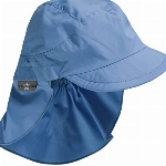 Sterntaler Unisex Kinder Schirmmütze M. Nackenschutz 1531430 Winter Hut, blau 355, 53 EU