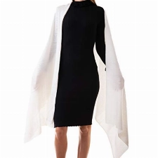 Stola Gemischte Kaschmir Damen Made In Italy Merinowolle Kaschmir Schwarz Beige Weiß Schal Herren Warm Schal Einheitsgröße Umhang Pashmina Schulterbezug, Weiß, Einheitsgröße