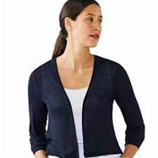 STREET ONE Damen A319566 Bolerojacke, Deep Blue, 40 EU