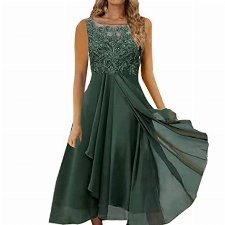 Strickkleid Damen Frauen Geschenk, Kleider Für Hochzeitsgäste Prom Dress Cocktail Kleider Elegant Hippie Kleider Kurze Sommerkleider Sommerkleid Knielang Mit Ärmel Abendkleid Petrol(Grün,XL)