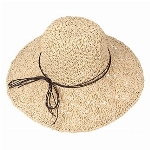 Strohhut für Damen, faltbar, Boho, Sommer, Damen, Strandhut mit weichem Rand, atmungsaktiv, groß, breite Kappe für Reisen und Urlaub (Beige)