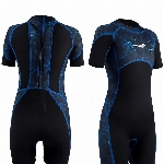 Summshall Neoprenanzug Kinder, 2.5mm Neopren Shorty Kinder Neoprenanzug Kurz Wärmender Neoprenanzüge Thermal Badeanzug für Mädchen und Jungen zum Tauchen, Schwimmen, Surfen