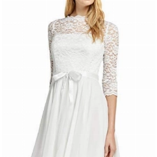 Swing Damen Kleid Fiona, Elfenbein (Ivory 9494), 46