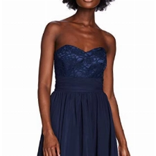 Swing Damen Kleid Maria, Blau (ultramarin 320), 36