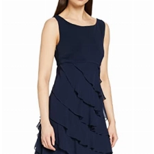 Swing Damen Olivia Kleid, Blau (Marine 300), 38 (38)