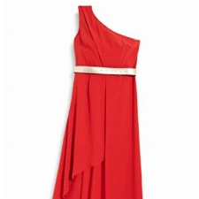 Swing Damen One-Shoulder Kleid, Rot (knallrot 634), 44