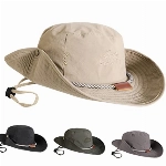 TAGVO Fischerhut für Herren Faltbarer UV Schutz Atmungsaktiv Boonie Hut Mit Kinnriemen Eimer Hut Safari Hut Wanderhut Anglerhut Sonnenhut Outdoor Sonnenhüte Unisex für Camping Outdoor