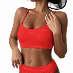 TOMEEK Bikini Damen Badeanzug High Waist Zweiteilig Badeanzug Push Up Bikini-Sets für Damen Badeanzug Sexy