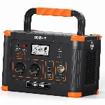 Tragbares Kraftwerk 500W (Spitze 1000W), 519Wh Solargenerator für den Außenbereich Backup Batterie Pack mit 2 230V AC Ausgängen, 10-Port Powerhouse für RV Camping Angeln Road Trip Home Notfall
