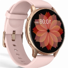 TUYOMA Smartwatch Damen, 1,3 Zoll Touchscreen Fitnessuhr Damen, IP68 Wasserdicht Sportuhr Schrittzähler mit Herzfrequenz, SpO2, Schlafmonitor, für iOS und Android
