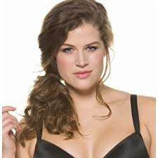 Ulla Popken Große Größen Damen Bügel Vollschalen BH-BH, Softschalen, Uni, D-Cup 697146, Einfarbig, Gr. 110D, Schwarz (Schwarz 10)