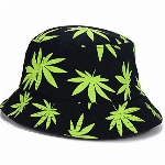 Unisex Sonnenhut Damen Strandhut Herren Ahornblatt-Fischerhut Hat