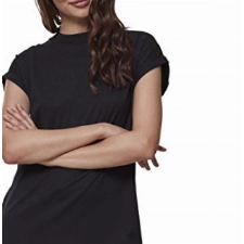 Urban Classics Damen Dames Turtel Extended Schouderjurk Kleid, Schwarz, M EU