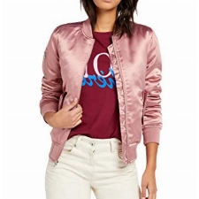Urban Classics Damen Satin Bomber Jacke,Rosa (oldrose 738),XS