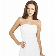 Urban Classics Damen Veterjurk voor dames Kleid, Weiß (White 220), S EU