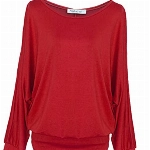 Van Der Rich ® - Oversized Pullover (Made in Italy) - Damen (ML-Rot, M)