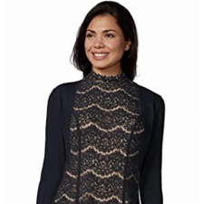 Vera Mont Damen 0023/4894 Bolero, Blau (Night Sky 8541), (Herstellergröße: 42)