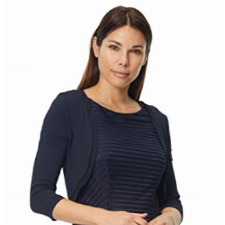 Vera Mont Damen 0037/4808 Bolero, Blau (Night Sky 8541), 38
