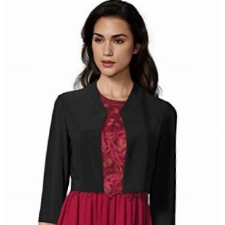 Vera Mont Damen 0054/4835 Bolero, Schwarz (Jet Black 9042), 46