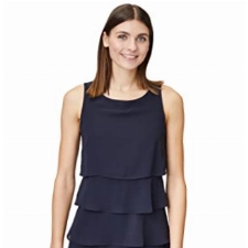 Vera Mont Damen Cocktailkleid mit Rüschen Night Sky,46