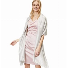 Vera Mont Damen Stola im Glitzer-Look Grau/Silber,ACC