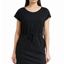 VERO MODA Damen Vmapril Ss Short Dress Ga Noos Kleid, Schwarz (Black Black), S