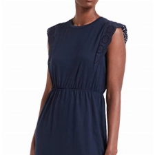 VERO MODA Female Kurzkleid Spitzenverziertes