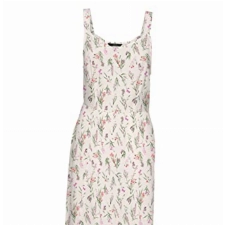 VERO MODA Women's VMEASY Strap Calf Dress R1 WVN GA Kleid, Birch/AOP:Mila, L