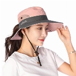 VICSPORT Sonnenhut Damen UV Schutz Hut Faltbar Wanderhut Gartenhut Boonie Fischerhut