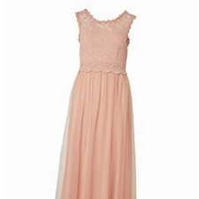 Vila Damen Abendkleid Lynnea Altrosa 40