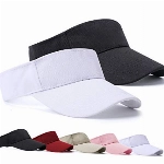 Visor Cap – Baseball Sonnenblende Cap Pferdeschwanz Cap Washed Outdoor Trucker Hat Vintage Damen Golf Tennis Visier Golf Tennis Freizeit Sommer Unisex Herren Schwarz Weiß-B