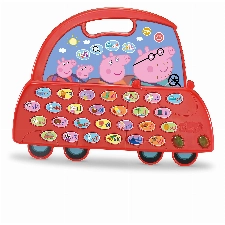 VTech 80-530604 Peppas Alphabettafel Peppa Pig Kleinkindspielzeug, Wutz, Lernen, Lerninhalte: Buchstaben, Buchstabenlaute, Wortschatz, Reihenfolge des Alphabets, Anfangsbuchstaben