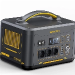 VTOMAN Jump 1000 Tragbare Powerstation 1000W, 1408 Wh Solargenerator mit erweiterbarer Kapazität, 1000W LiFePO4 Akku mit konstanter Leistung und Starthilfe,Dual 100W PD,3×Geregelter 12V/10A DC Ausgang