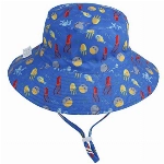 Wamvp Baby Hut Kinder Baumwoll Mütze Sonnenhut UV Schutz Babymütze Jungen Mädchen Sommer Kappe Kordelzug Verstellbar