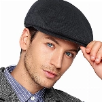 Wantonfy Schirmmütze Herren Schiebermütze Schirmmütze Barett Cap Gatsby Schirmmütze Newsboy Flat Cap Baskenmütze 1920 Stil Gatsby Kostüm Accessoires