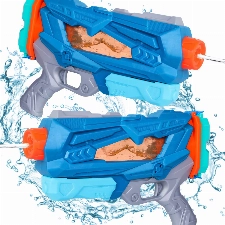 Wasserpistole Spielzeug für Kinder, Wasserspritzpistole 2 Stück 700ML mit 10 Meter Großer Reichweite WasserBlaster für Jungen Mädchen Erwachsene Sommer Outdoor Schwimmbad Strand Kampfspielzeug