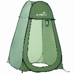 Wolfwise Pop up Toilettenzelt Umkleidezelt, Camping Duschzelt Outdoor Mobile Toilette Umkleidekabine Lagerzelt (Grün)