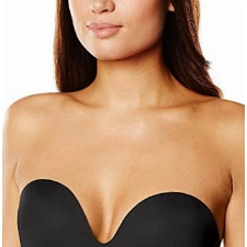 Wonderbra Damen Bandeau BH, Schwarz (Black), Gr. 85F (Herstellergröße:38E)
