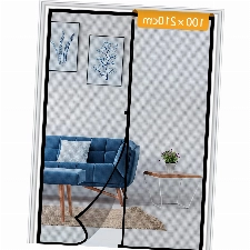 Yotache Fliegengitter Tür Magnet 100x210cm für Balkontür Schlafzimmer ohne Bohren