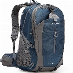 YTL Wasserdichter Wanderrucksack für Herren Damen 40L leichte Outdoor-Tasche Rucksack geeignet für Reisen und Camping, Königsblau（misst 21,3 x 13,8 x 9,1 Zoll）