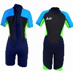 Yueta Kinder Neoprenanzug-2.5mm Neopren Shorty Neoprenanzug Teenager Einteilig UV-Schutz 50+ Badeanzug zum Tauchen, Schwimmen, Surfen