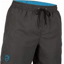 Zagano Adam Lipski Badehose Herren Schwimmhose Herren Badeshorts Herren Badehose Herren lang Grey grau anthrazit, 5106 Gr. 4XL