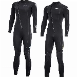 ZCCO Ultra-Stretch-Neoprenanzug, 3 mm, Frontreißverschluss, Ganzkörper-Tauchanzug, einteilig, für Männer und Frauen, Schnorcheln, Tauchen, Schwimmen, Surfen, Herren L